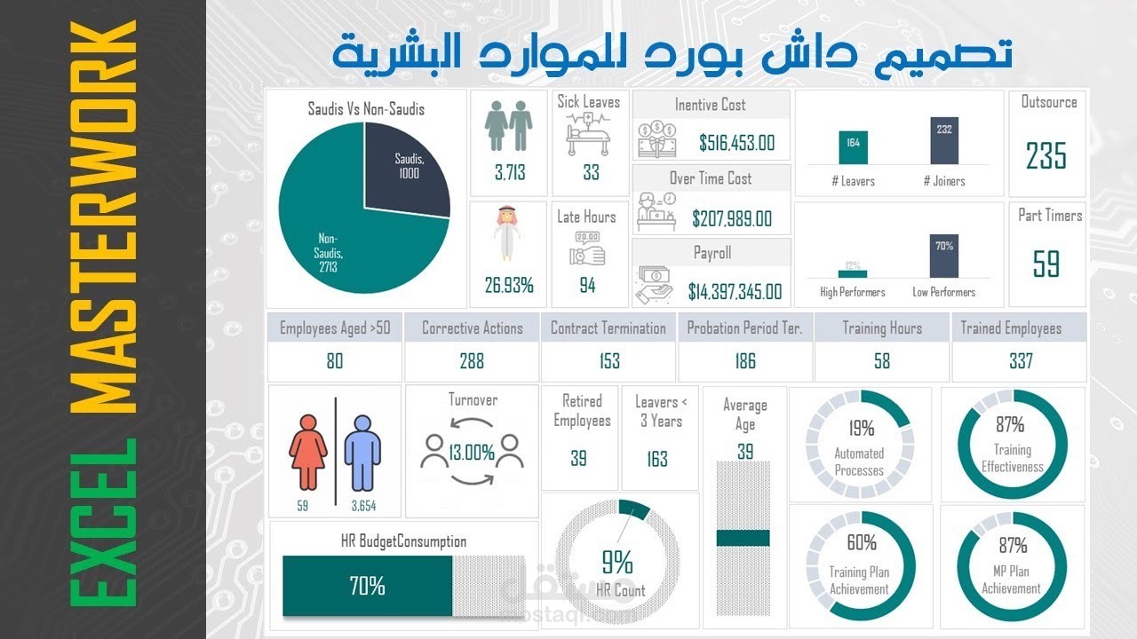 محترف تقارير أكسل