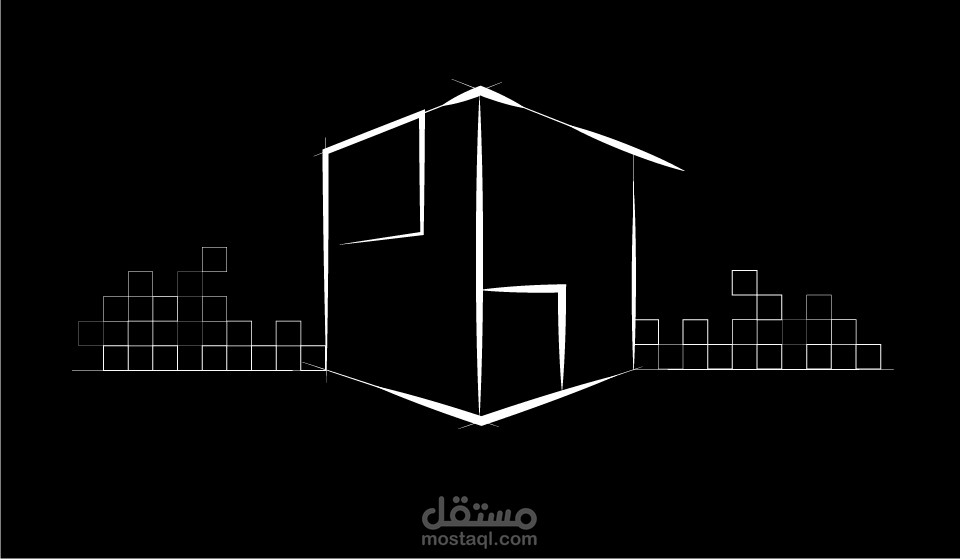 تصميم لوغو لصفحة هندسية