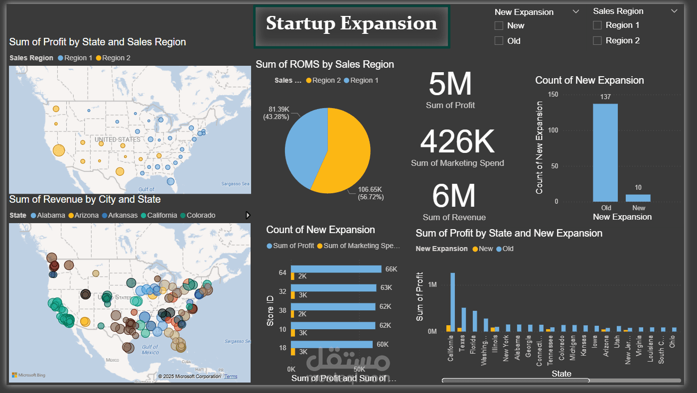 Startup Expansion Dashboard