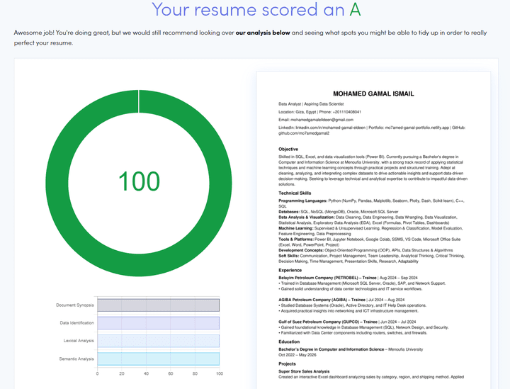 عمل cv احترافي مطابق لنظام (ATS)