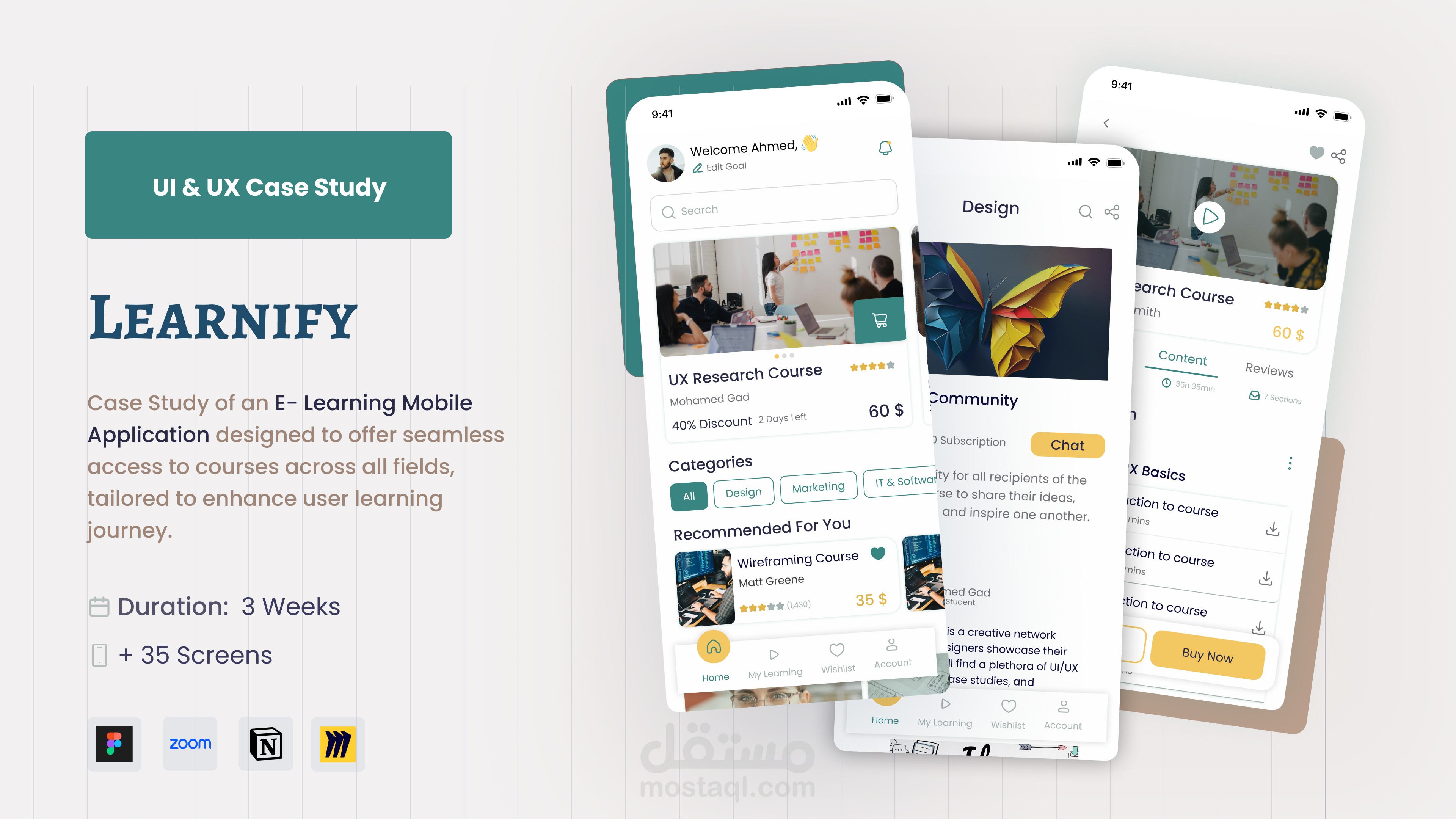 Learnify-منصه كورسات تعليمية