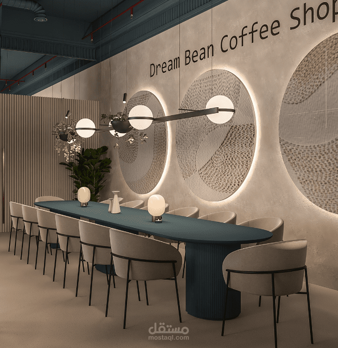تصميم كافيه بطابع مودرن بالدمام