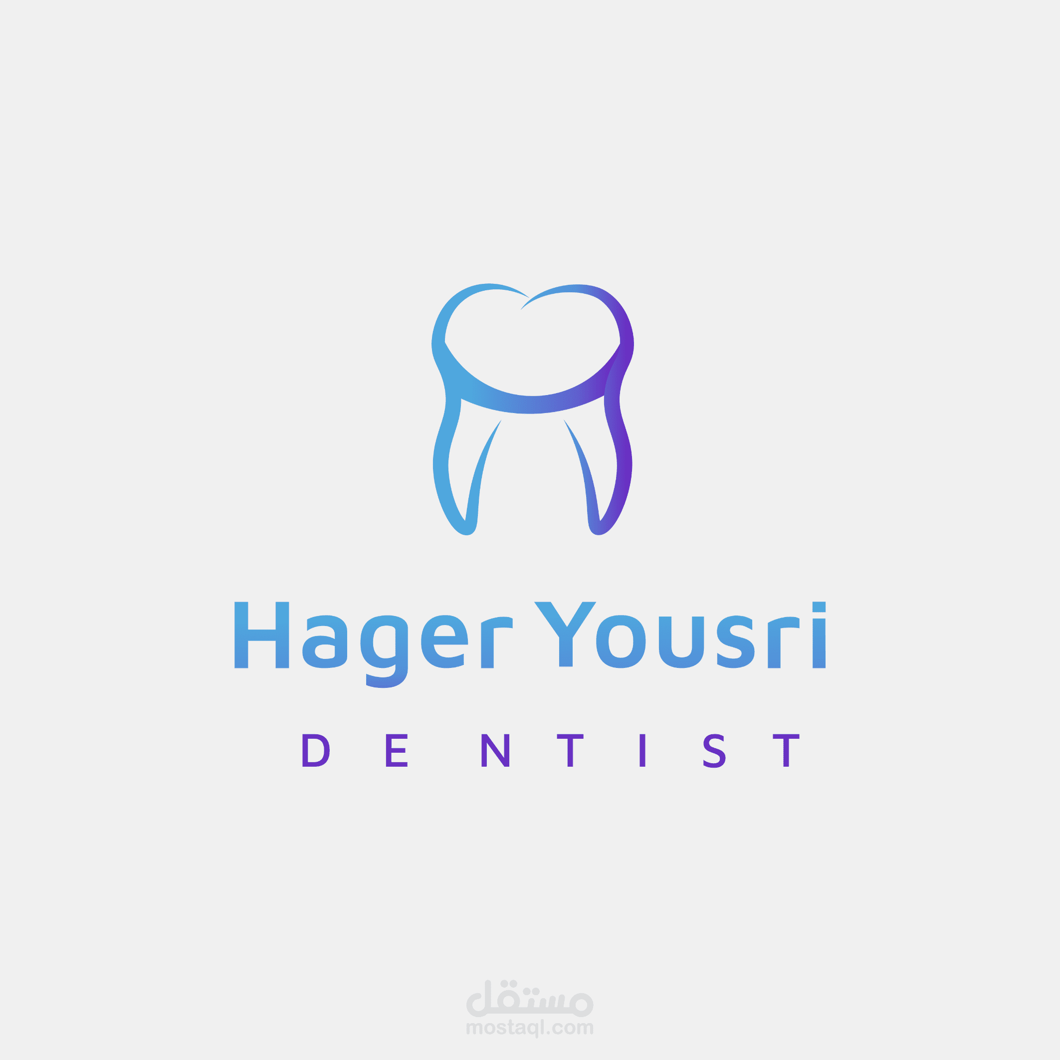 تصميم شعار إبداعي لطبيبة أسنان