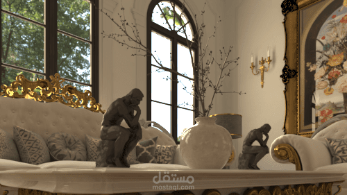 تصميم رسبشن طراز كلاسيك