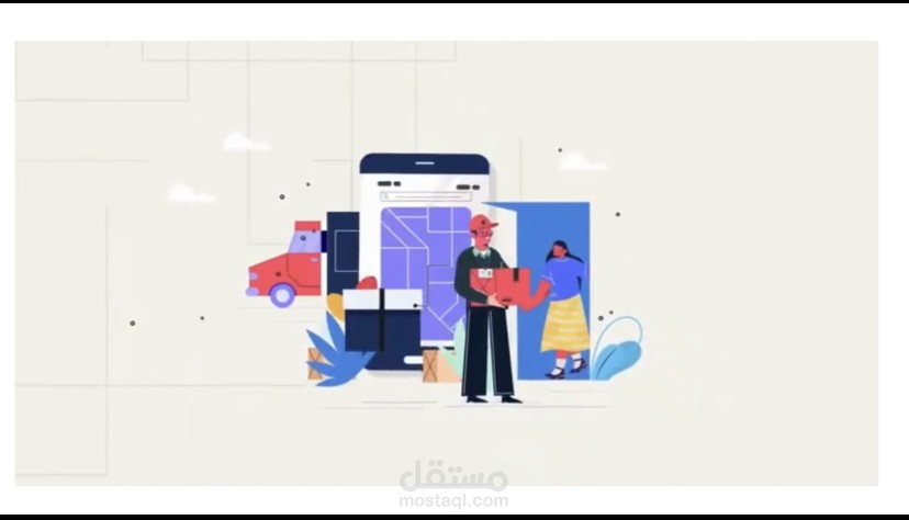 فيديو موشن جرافيك لصديق يمتلك شركة تسويقية لصناعة الافلام