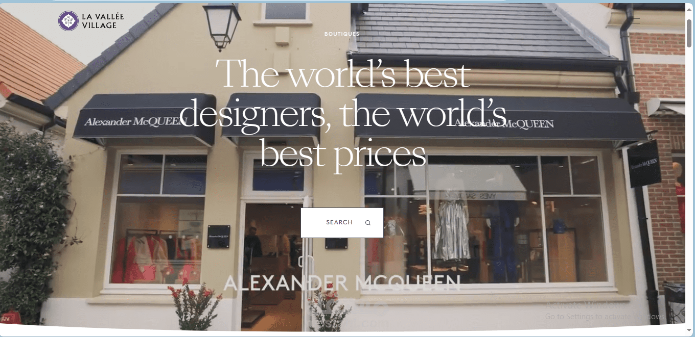 متجر الكترونى لعميل فرنسى