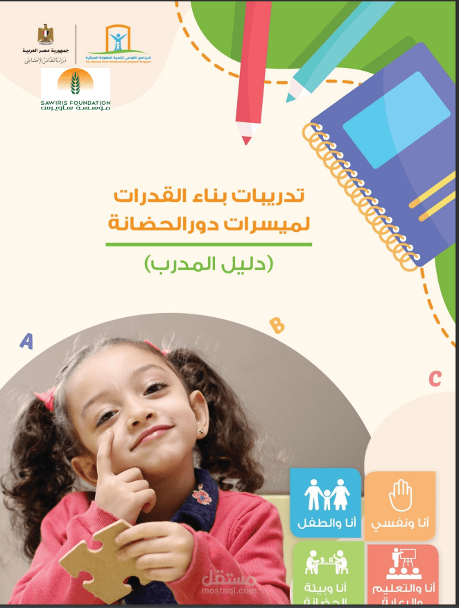 حقيبة بناء قدرات الميسرات " وزارة التضامن الاجتماعي " بالشراكة مع مؤسسة ساويرس