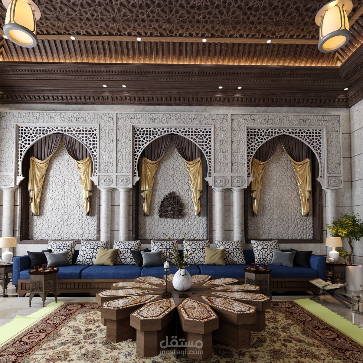 مجلس بقصر بالخليج