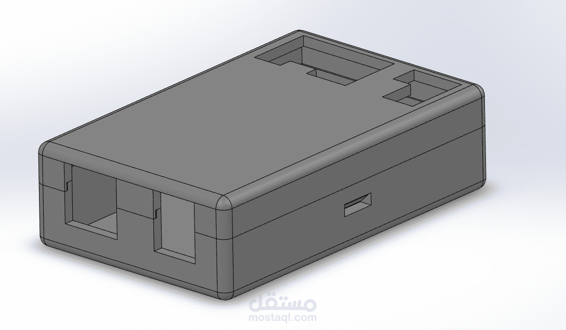 3D design of a case for board