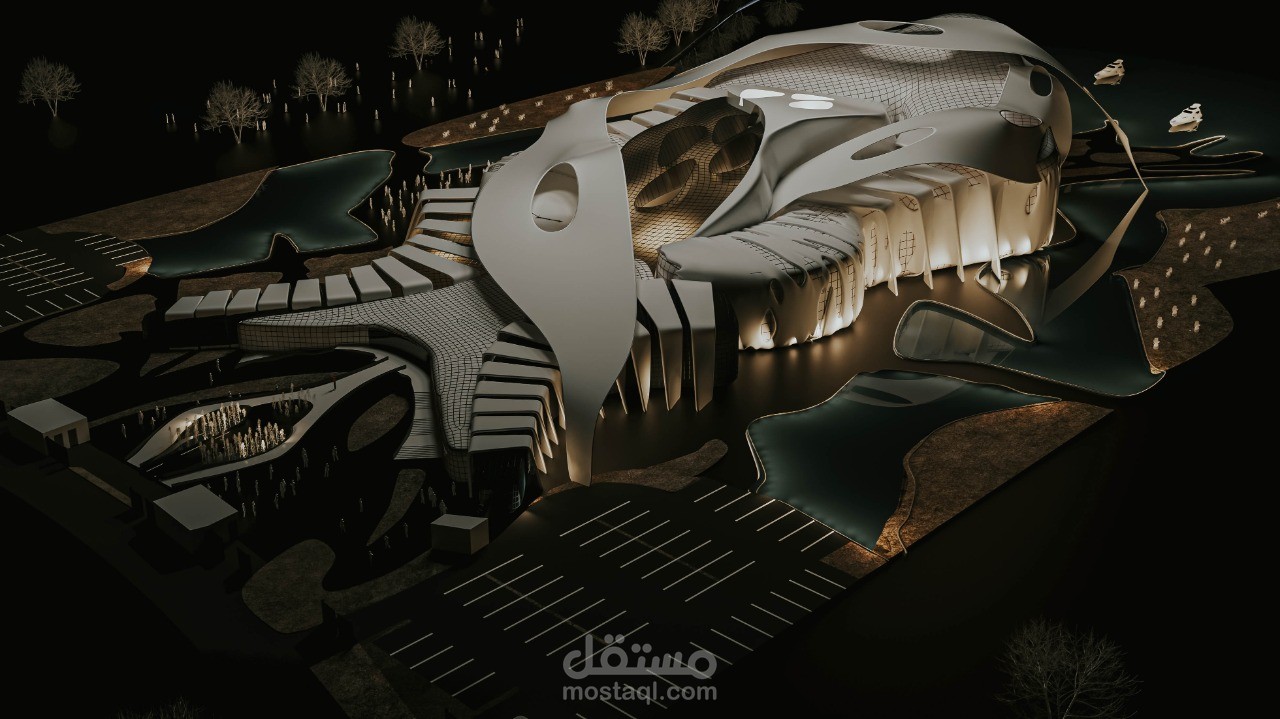 مشروع تخرجي متحف احياء مائية