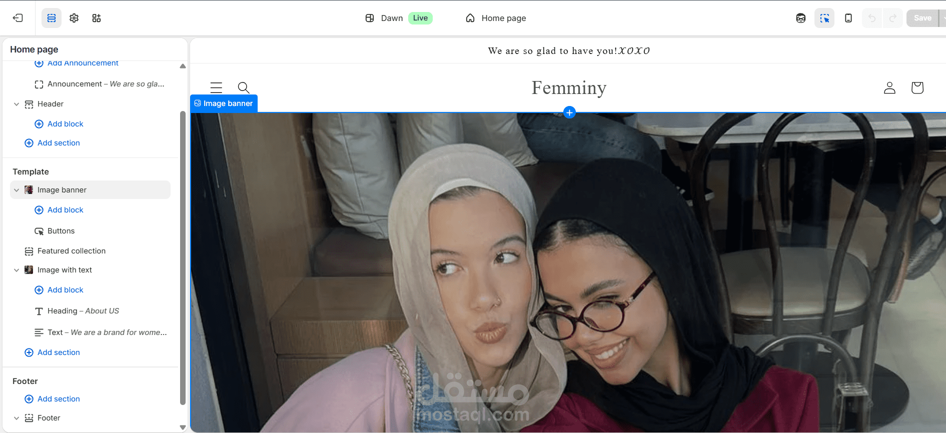 عمل موقع Shopify احترافي متكامل