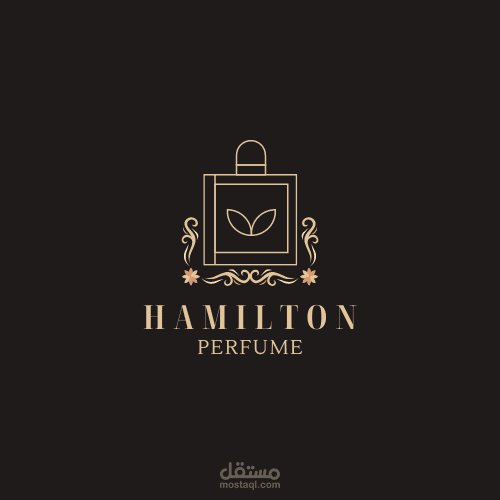 Luxurious perfume logo