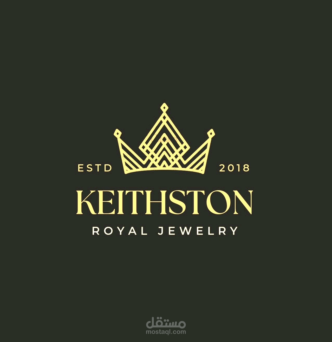 Luxurious logo for a royal jewelry store