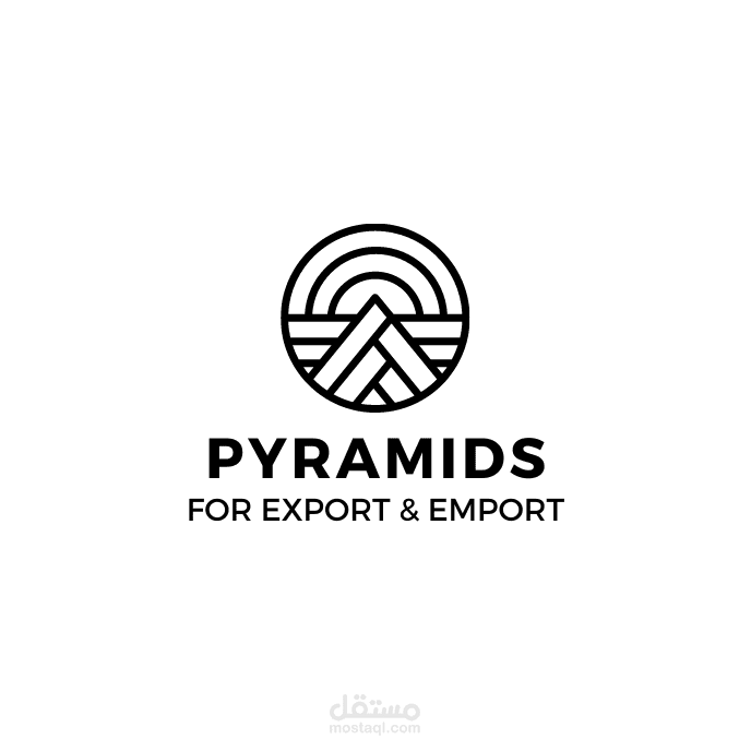 هوية بصرية لشركة Pyrameds