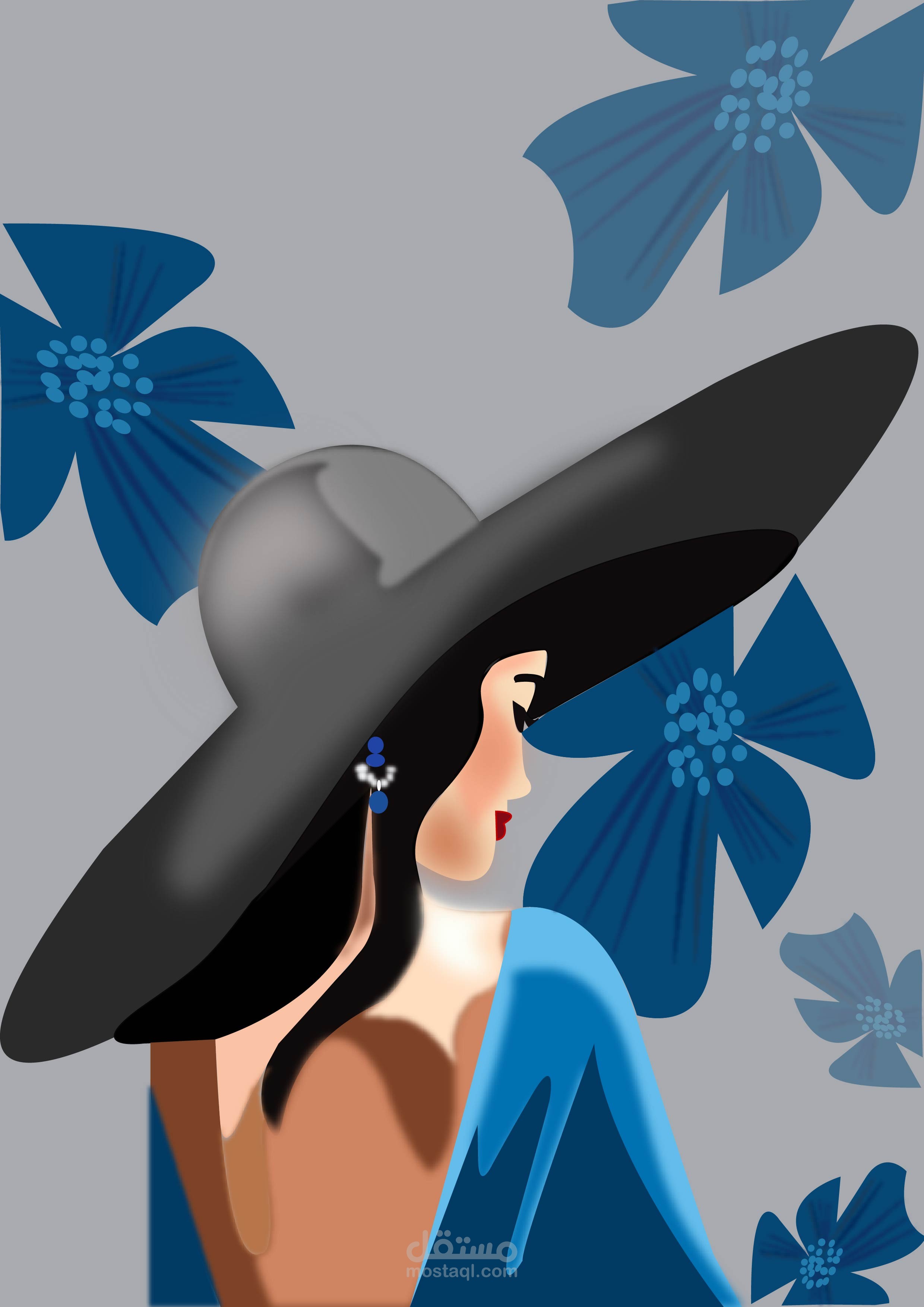 رسوم لشخصيات علي الالستريتور