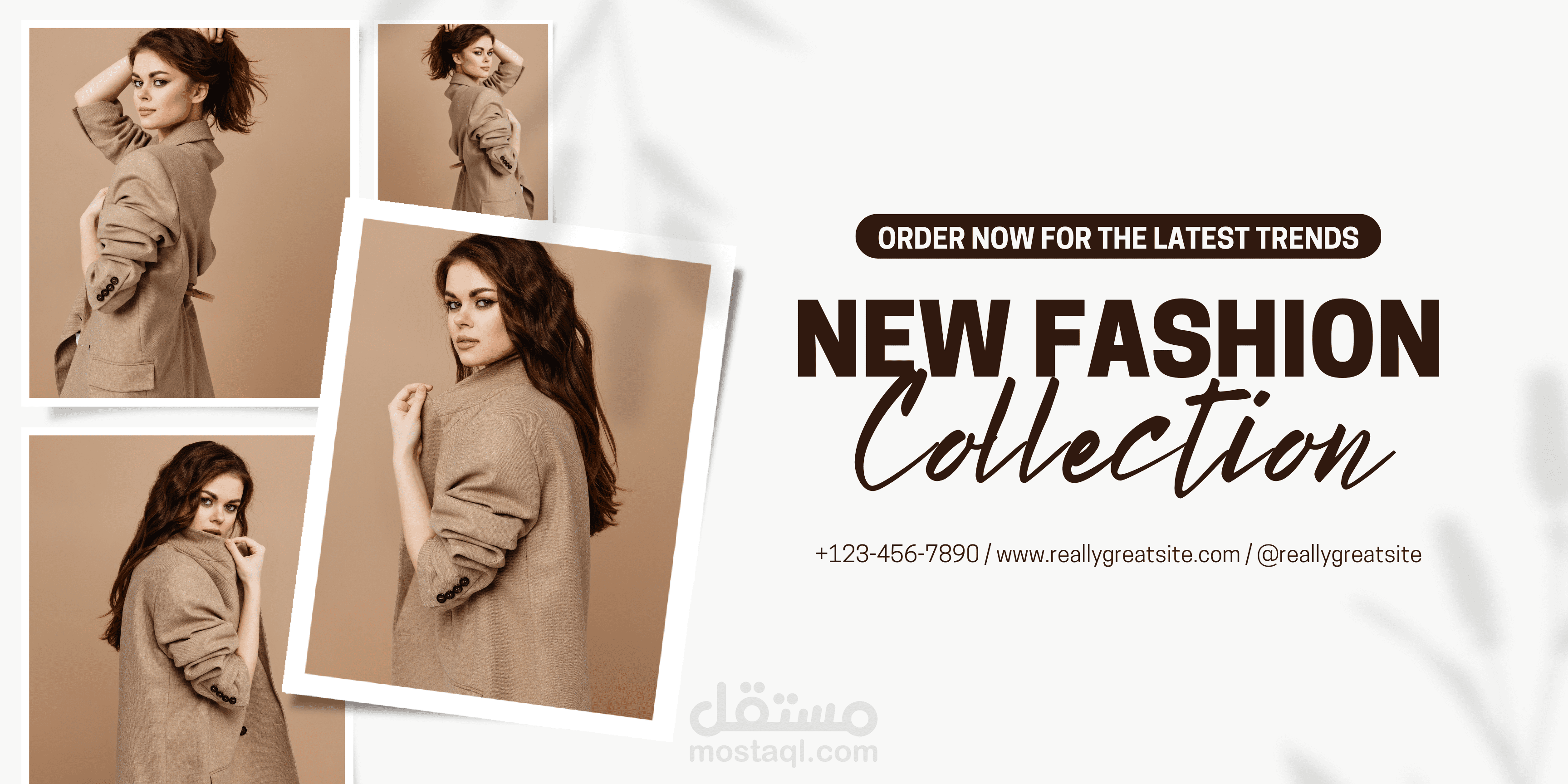 تصميم بنرات احترافيه لمواقع الويب وشبكات التواصل .