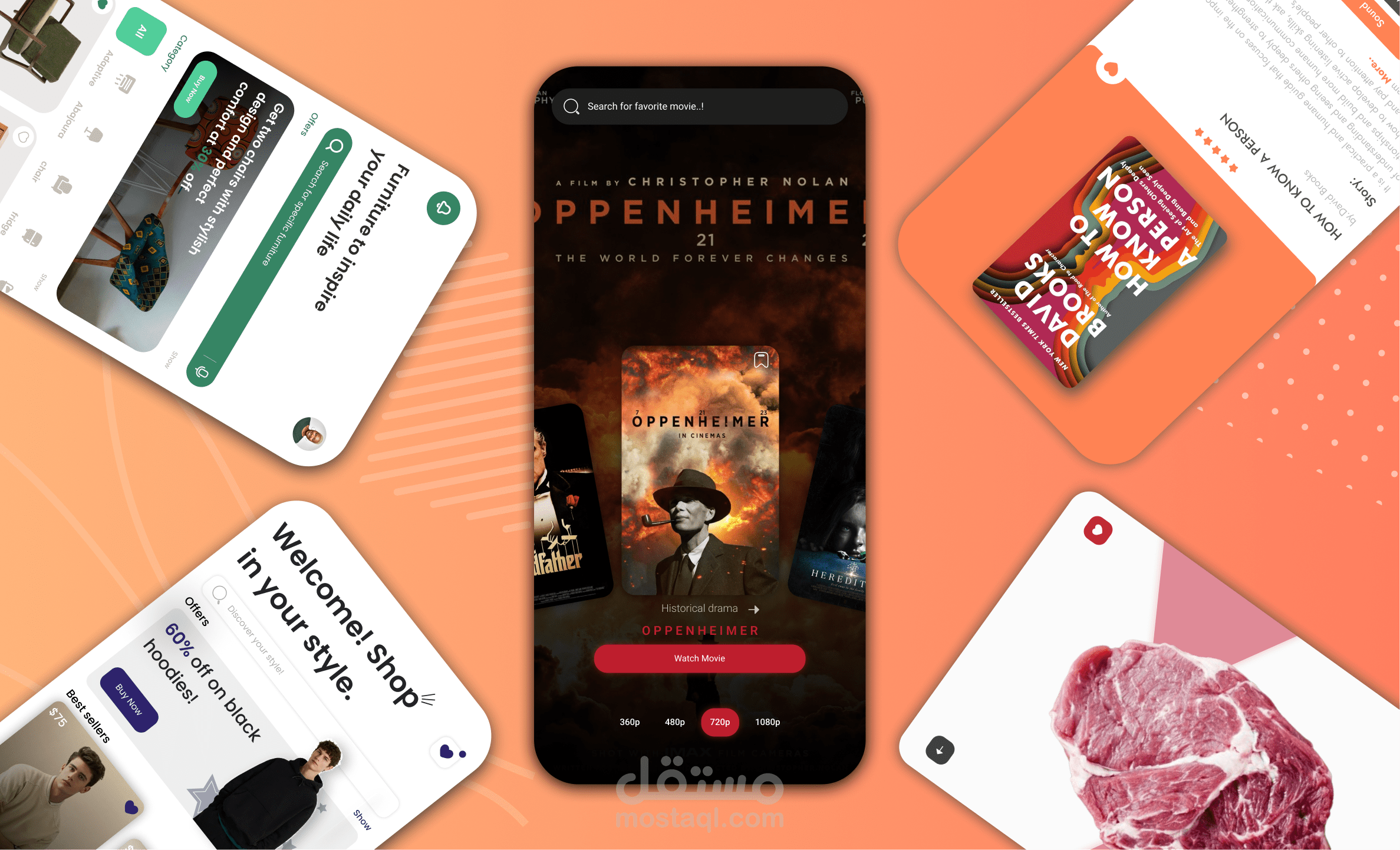 5 تصاميم ل5 مشاريع حقيقه