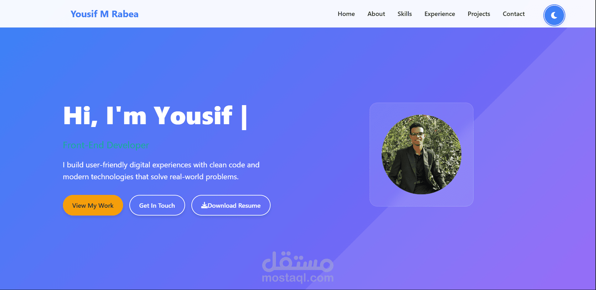 personal portfolio website
