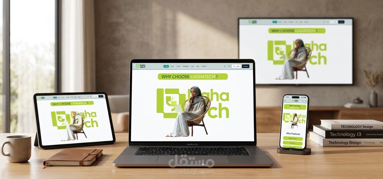 Lughatech – Smart Language Learning & Digital Education Platform
