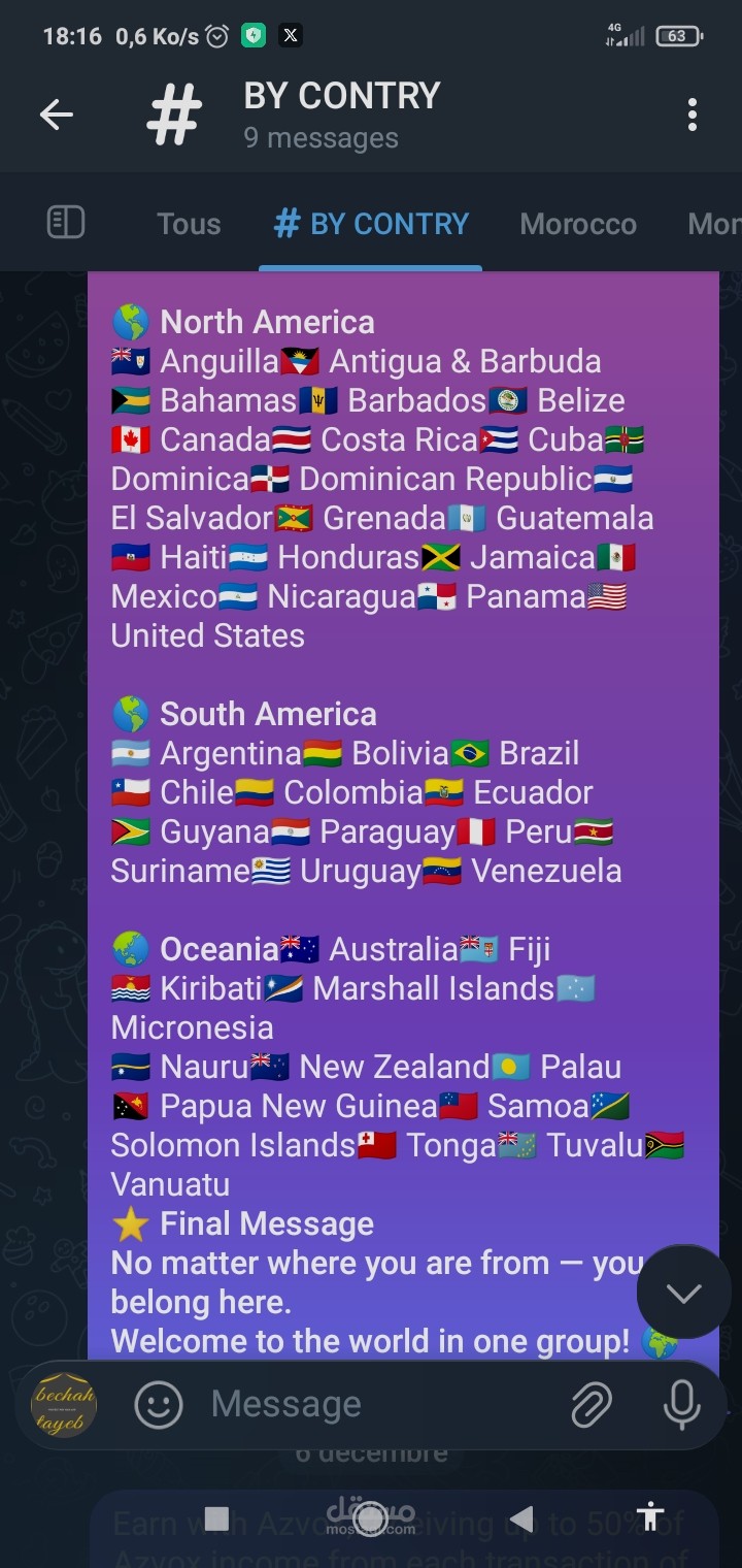 تسويق مجاني لكل دول العالم