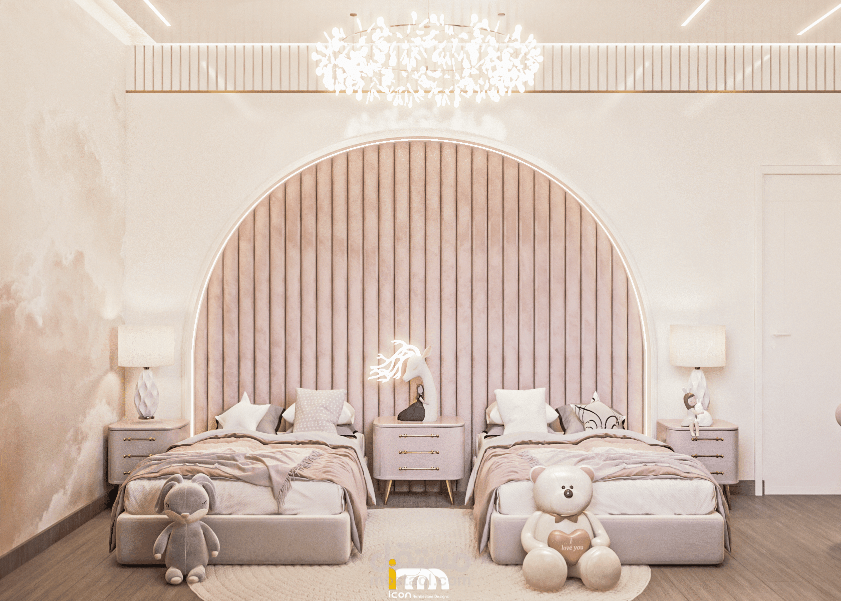 غرفة بنات مودرن