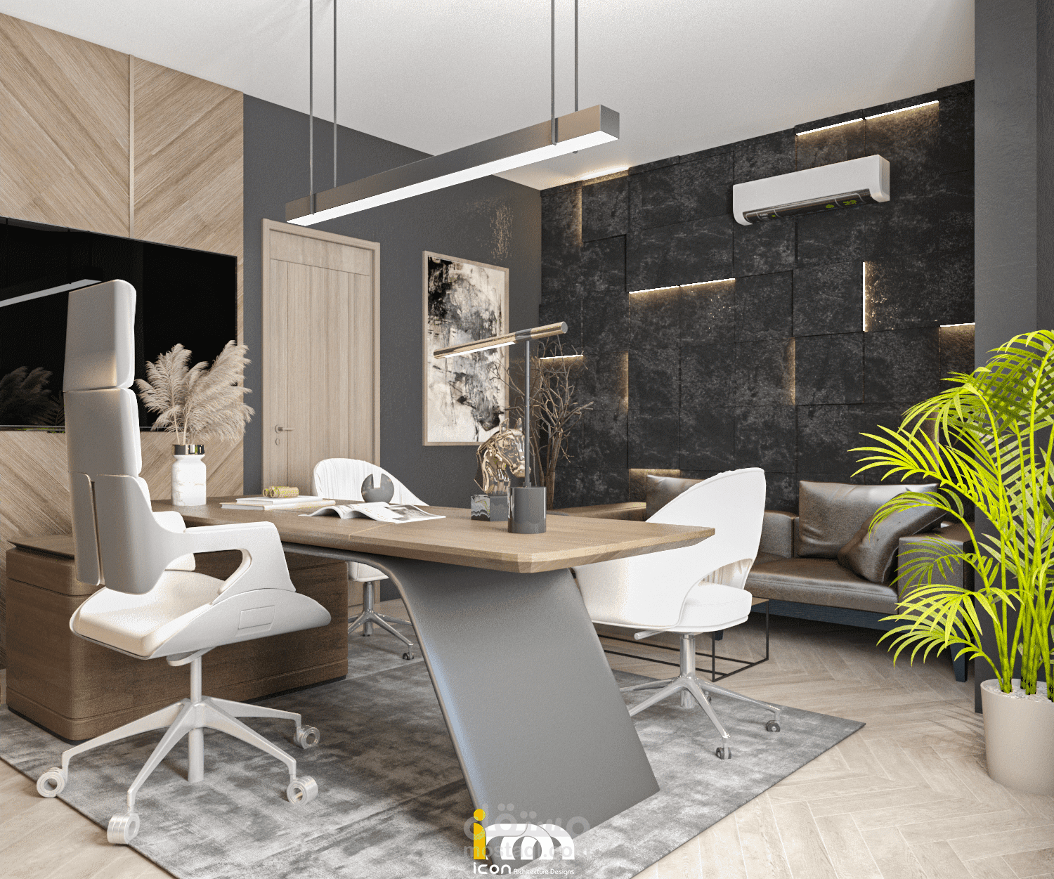 مكتب مدير مودرن