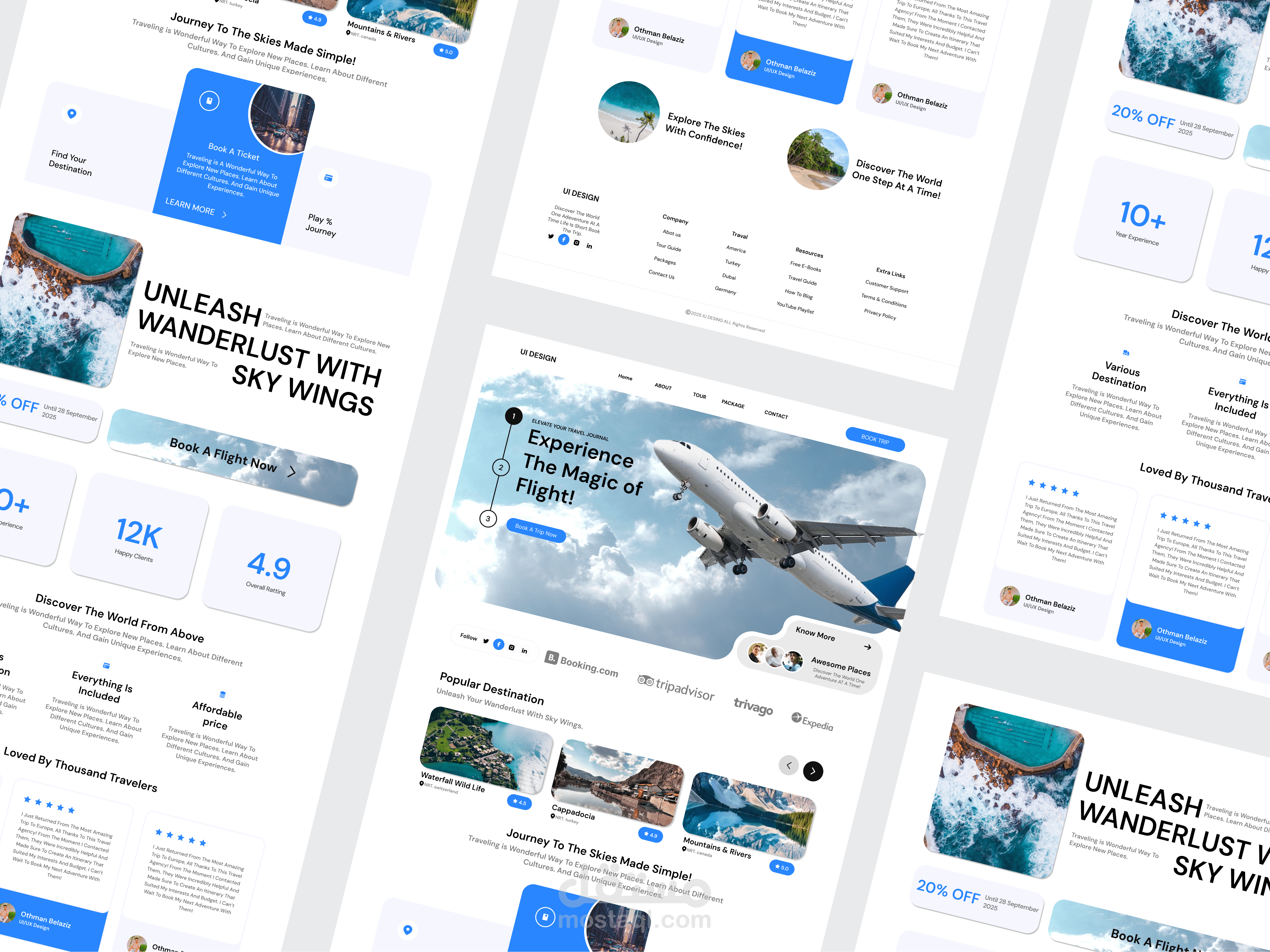 Travel Website Design- UI/UX Design