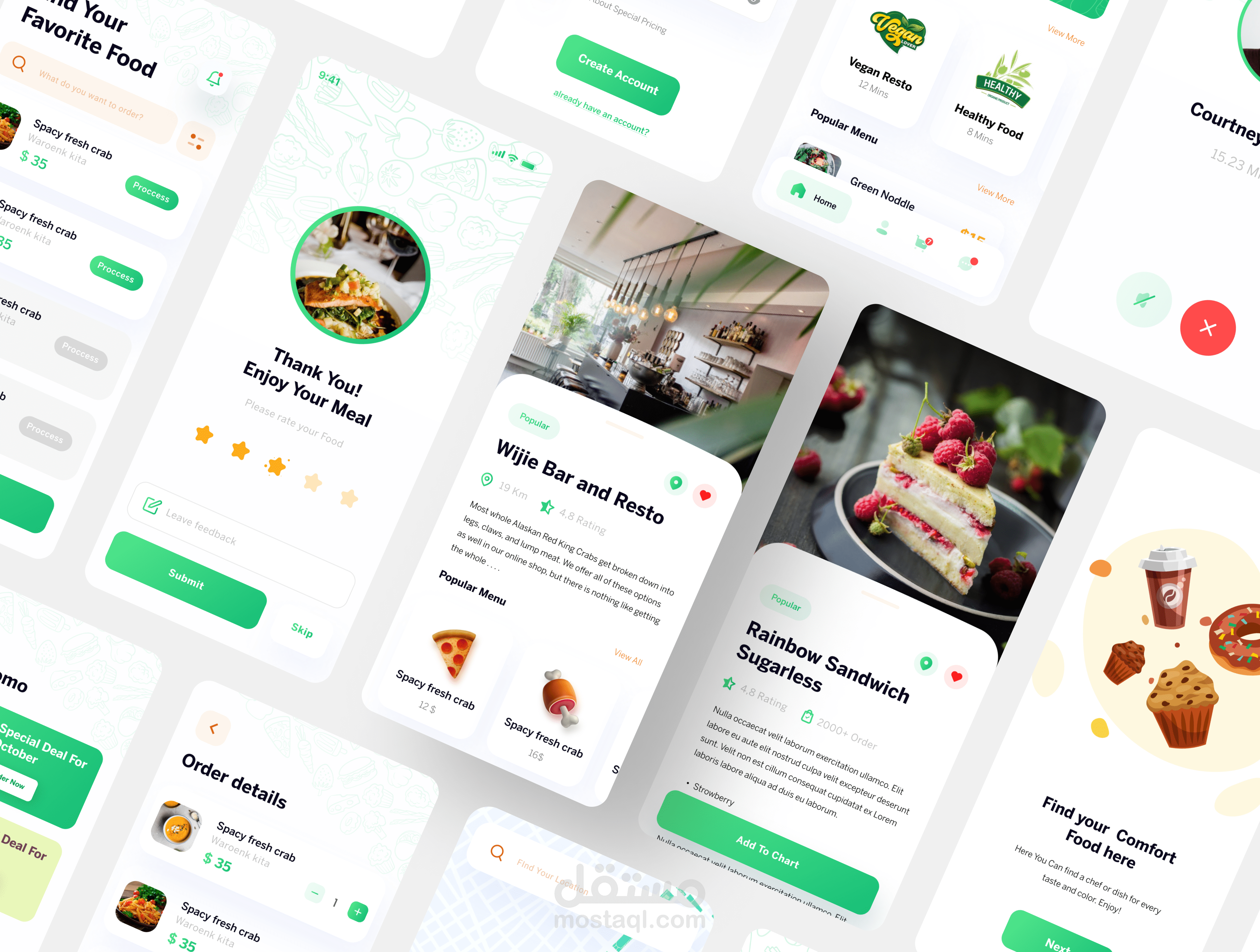 تطبيق توصيل طعام مثل طلبات ⭐⭐