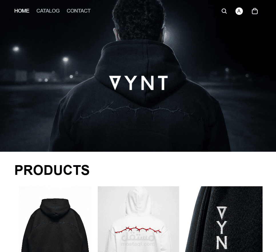 VYNT wear website