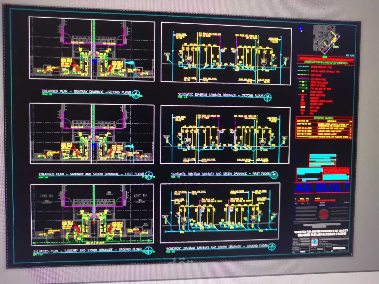 عمل مخططات as built