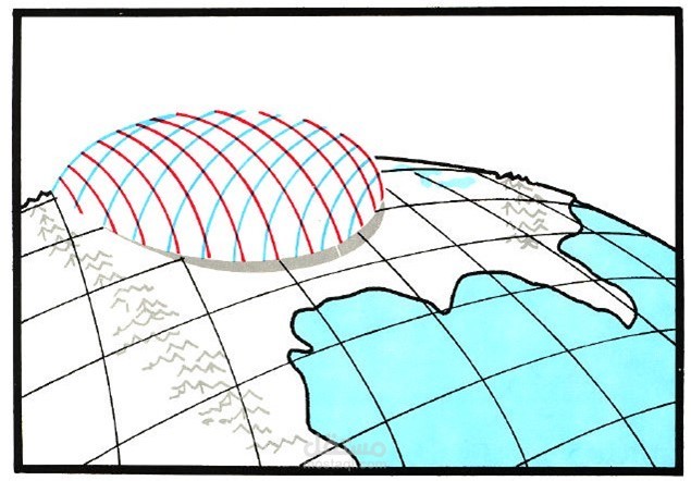 بحث لكلية الاداب قسم جغرافيا باللغة الإنجليزية عن AIR MASSES AND FRONTS