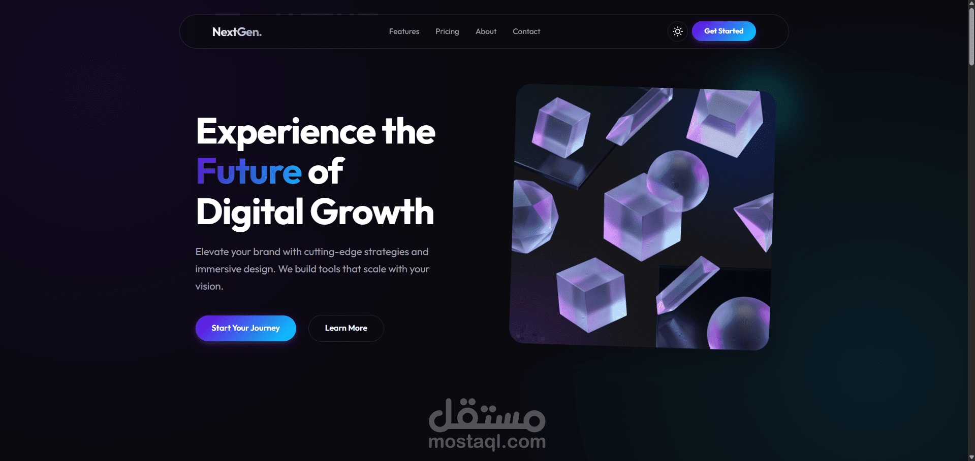 تصميم وتطوير Landing Page احترافية متجاوبة مع جميع الأجهزة
