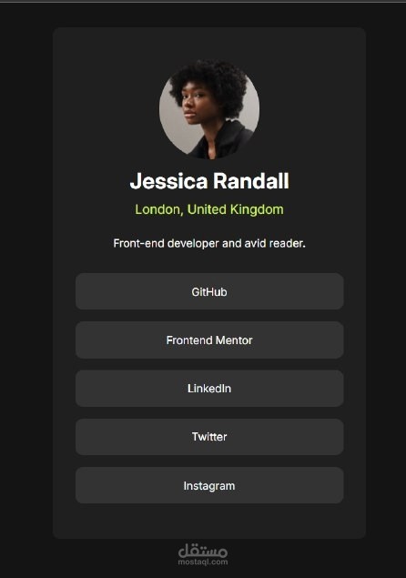 Social Links Profile