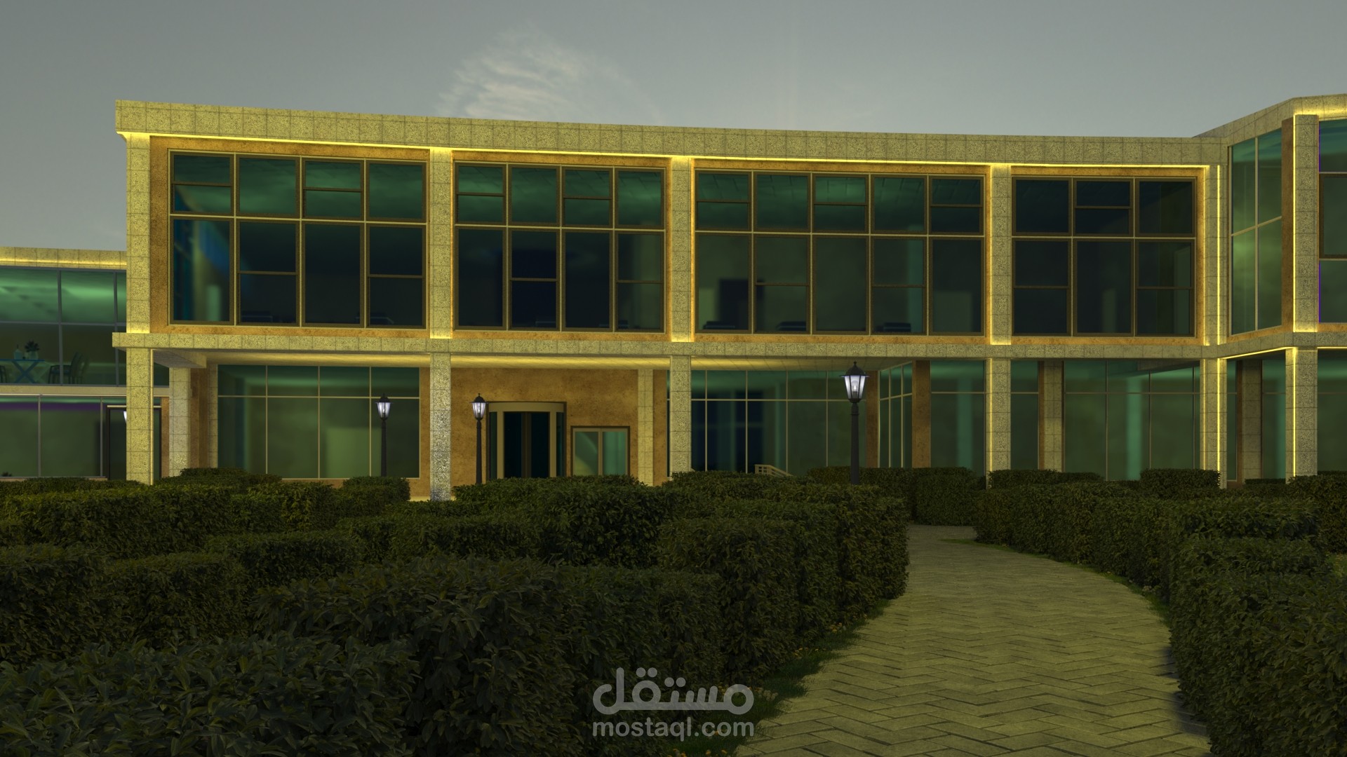 social building at shooting club