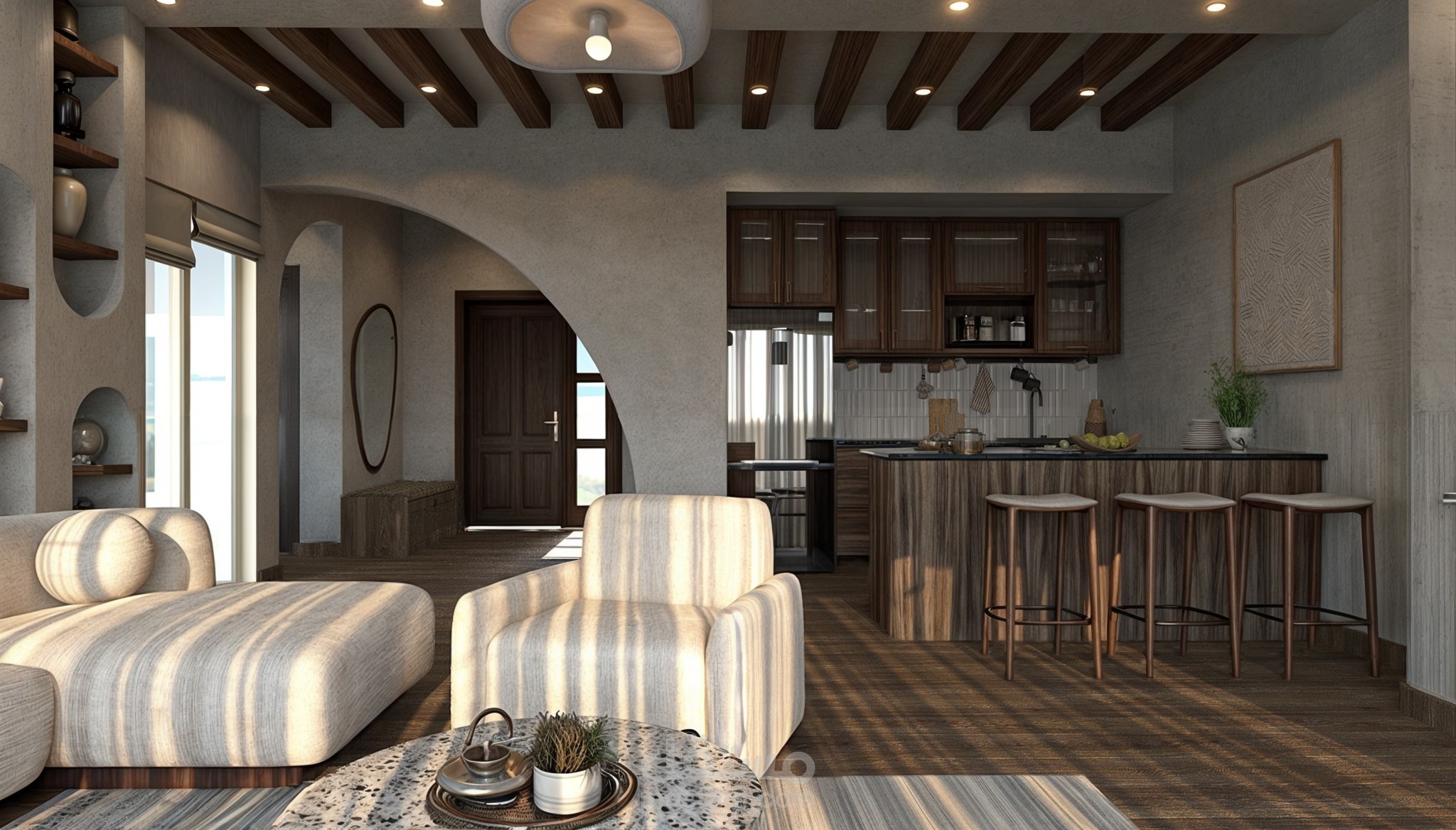 VILLA INTERIOR DESIGN.| WABI SABI STYLE | 2024.