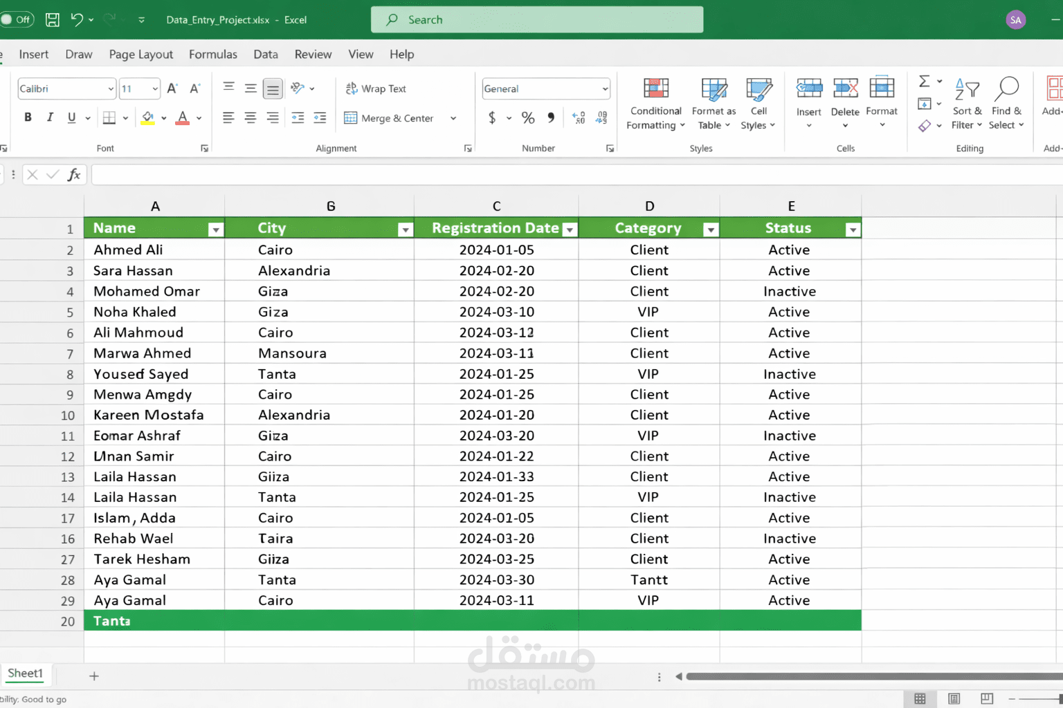 Microsoft Excel