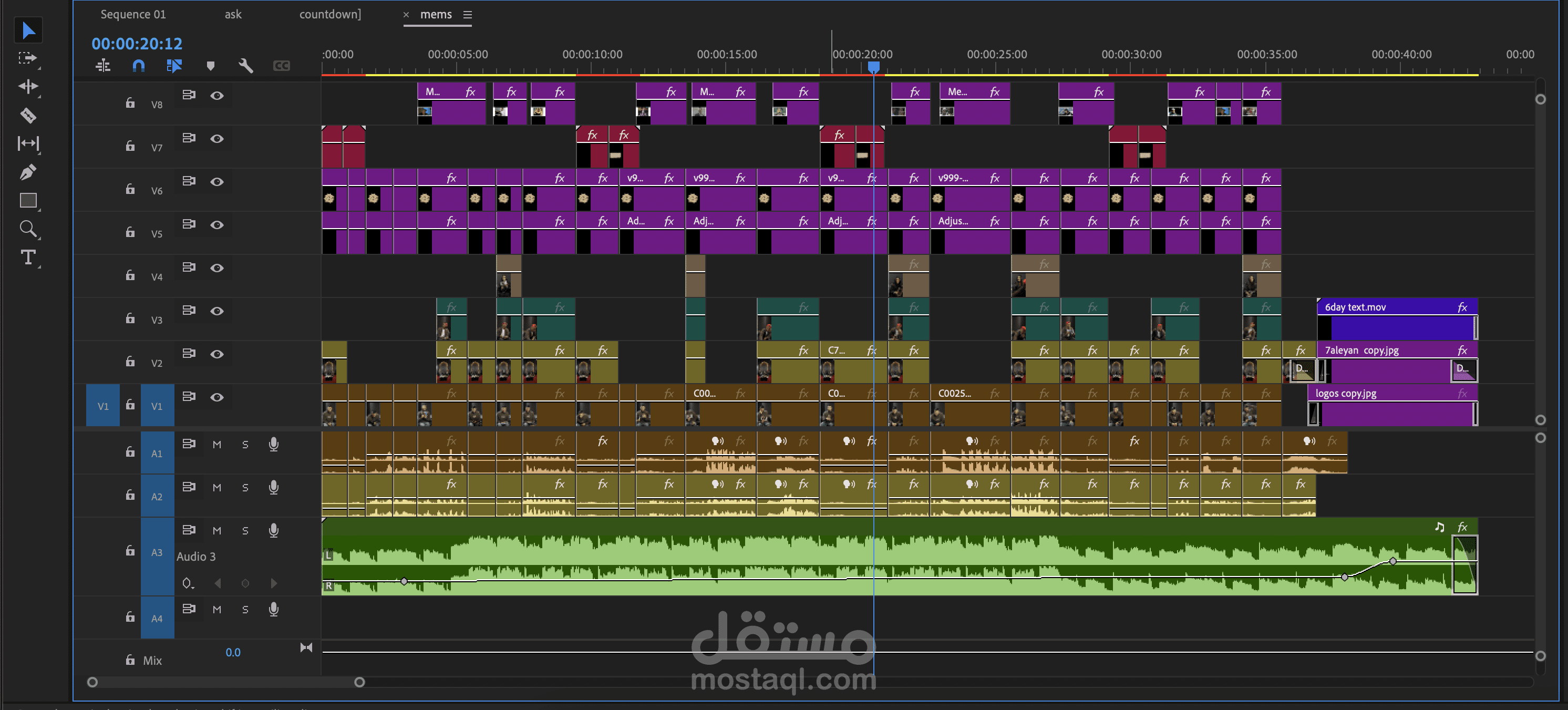 Reel video editing