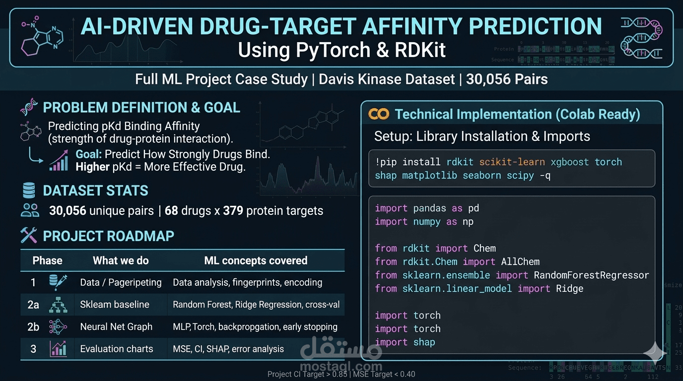 Drug-Target Affinity Prediction — Full ML Project