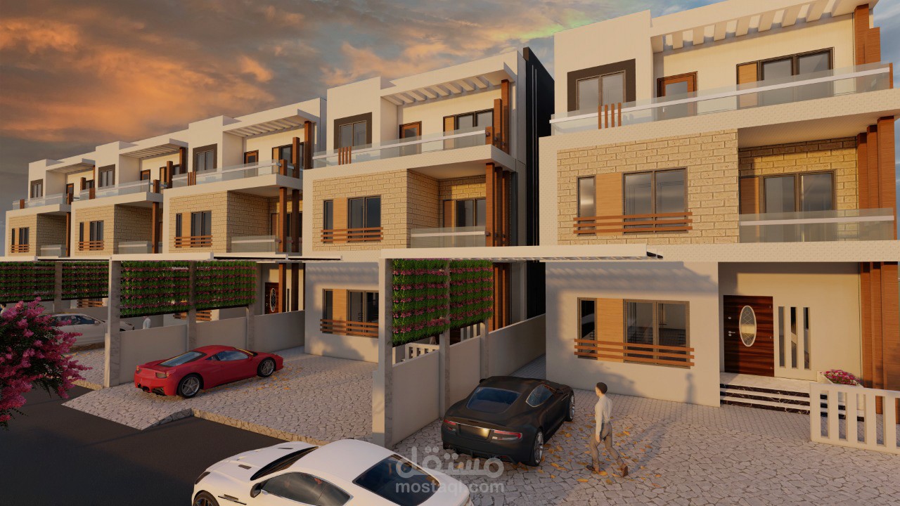 تصميم مودرن لمجمع مباني