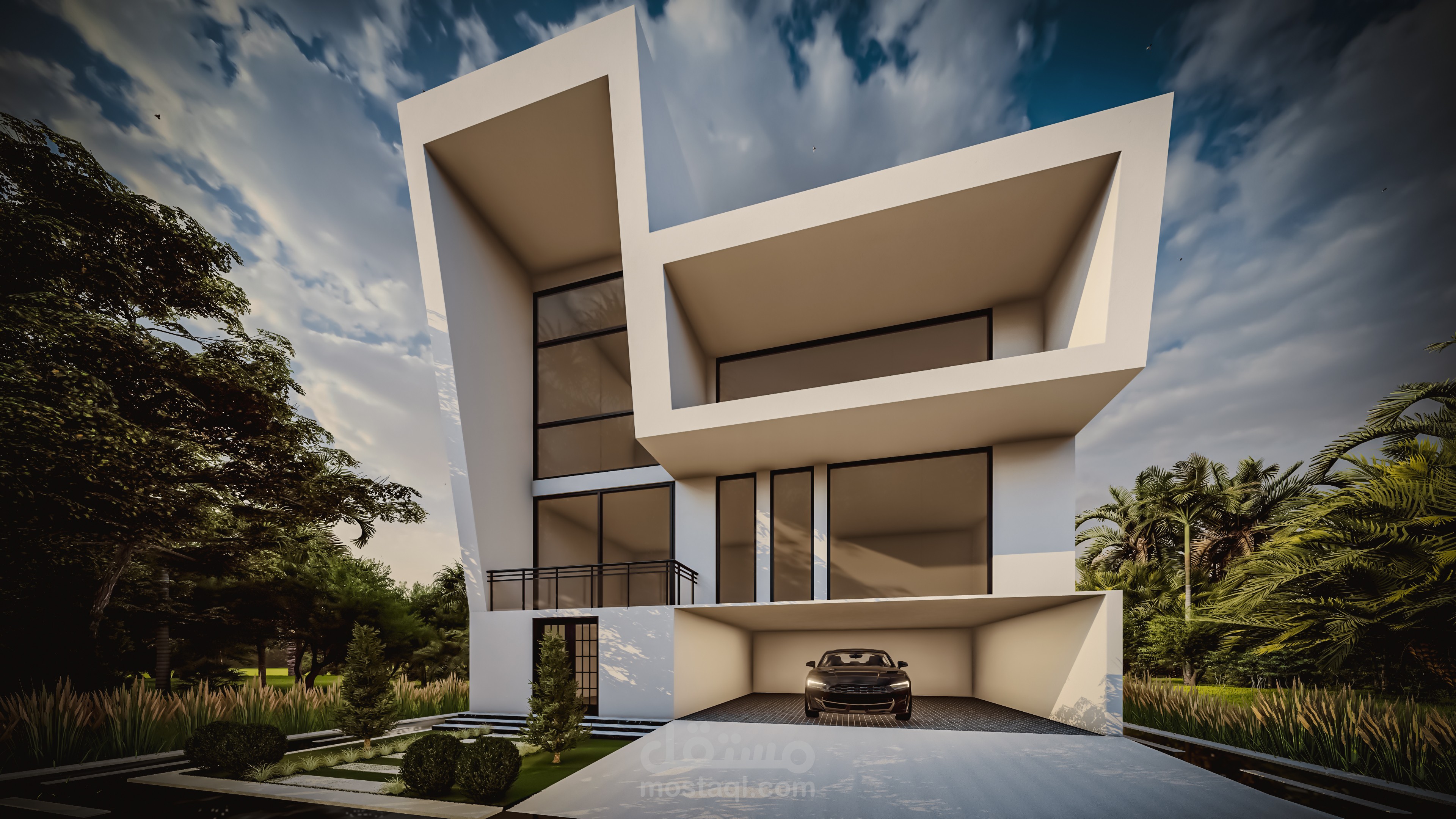 تصميم مودرن لفيلا