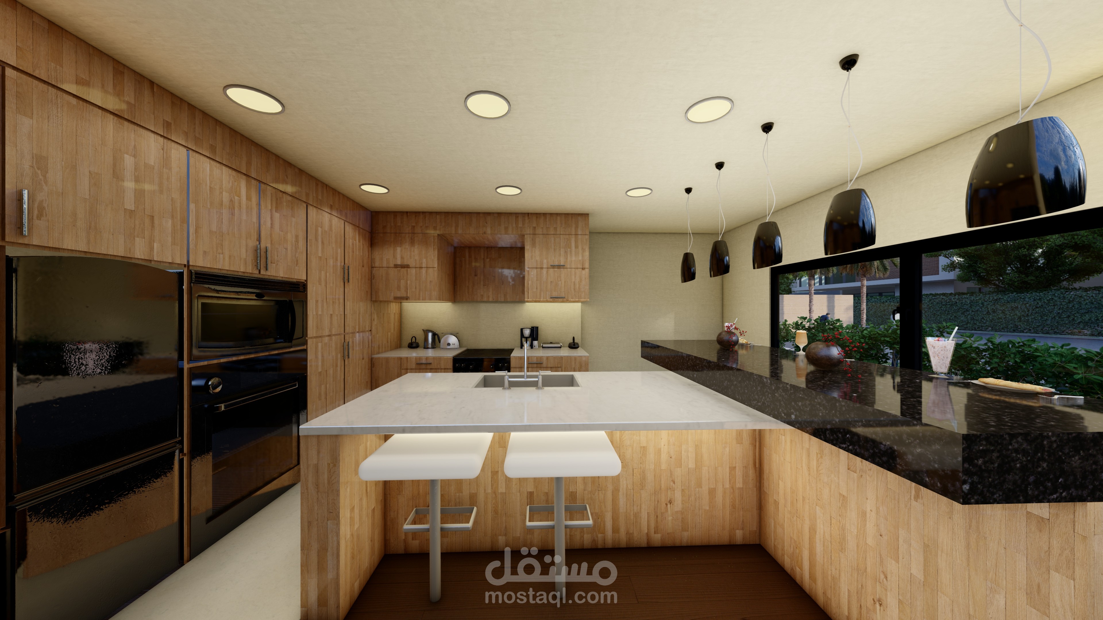 تصميم مودرن لمطبخ