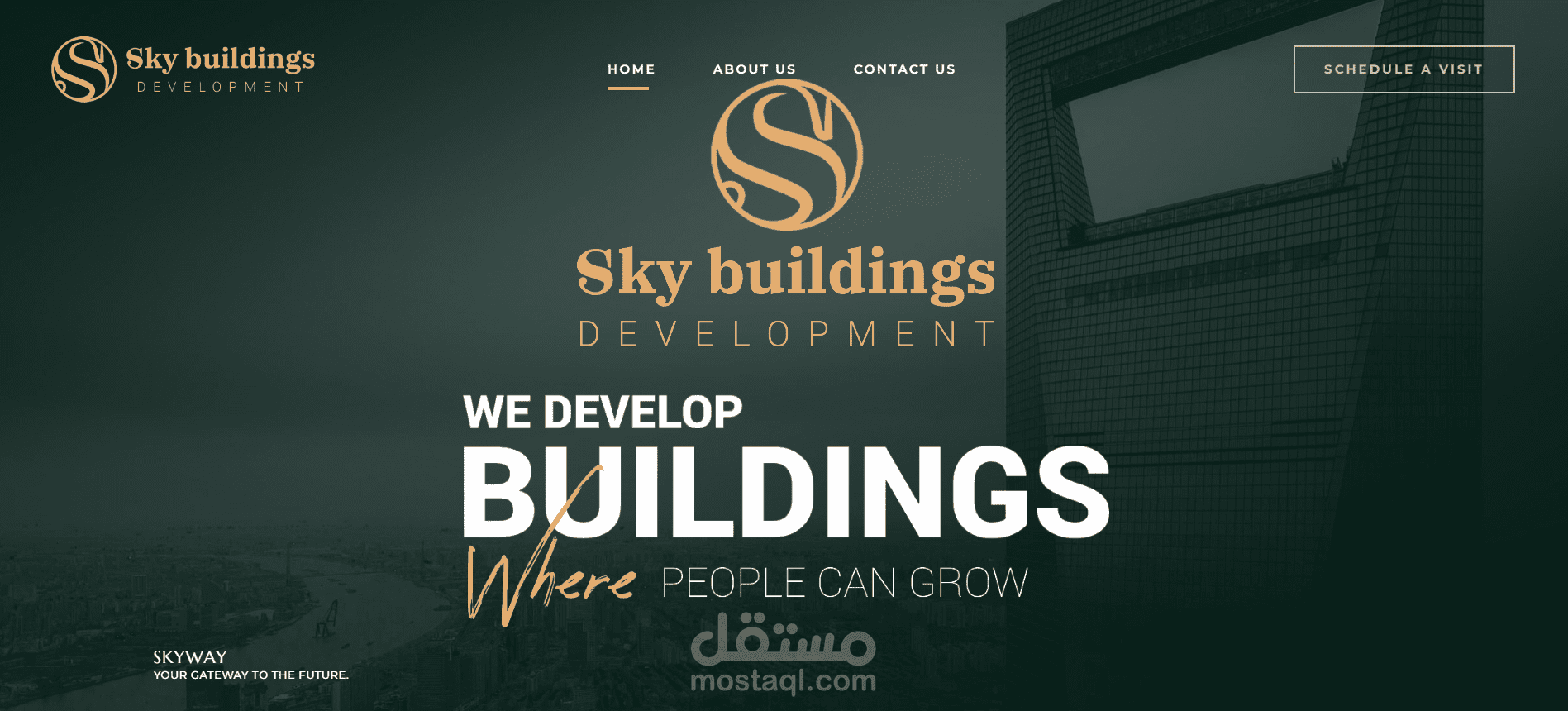 Skyway buildings موقع عرض المشاريع العقارية بتجربة احترافية