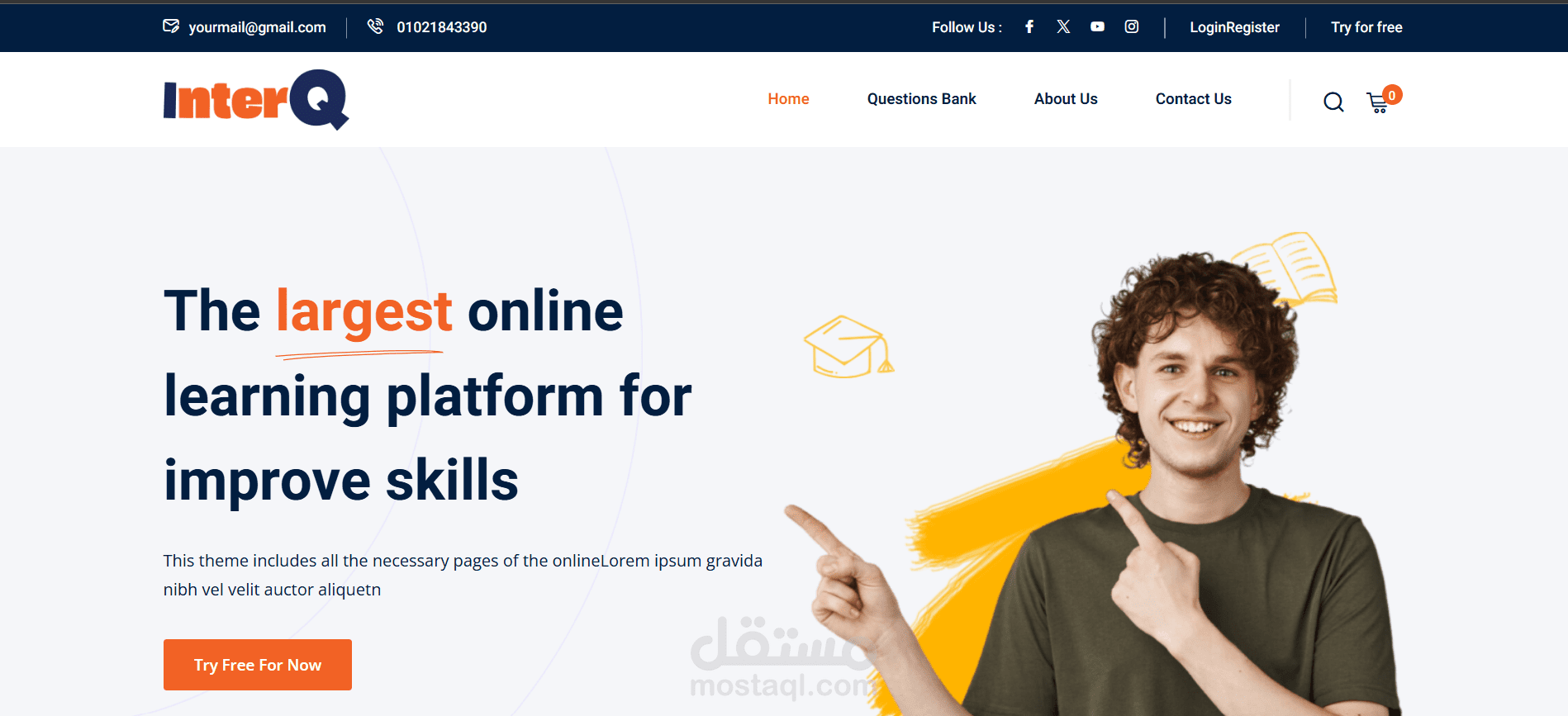 InterQ – منصتك الذكية للتحضير لمقابلات العمل في أي مجال