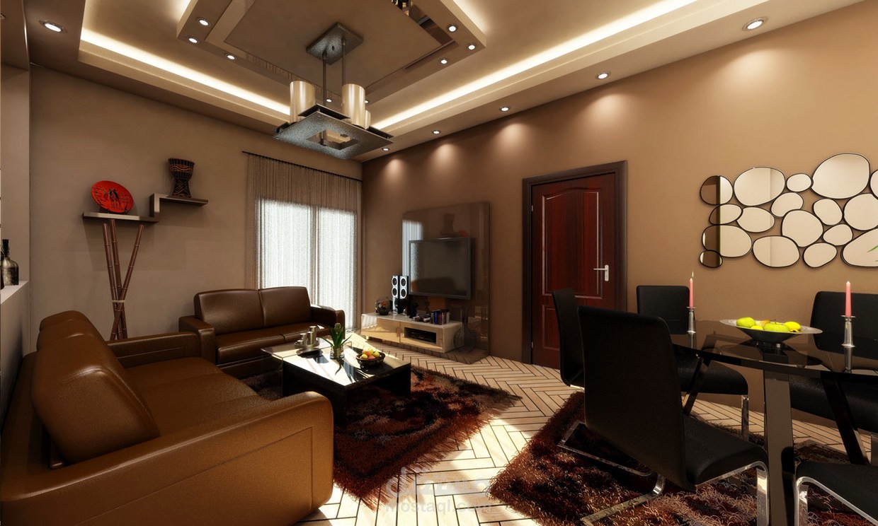 Living Area Interior Design - Cairo