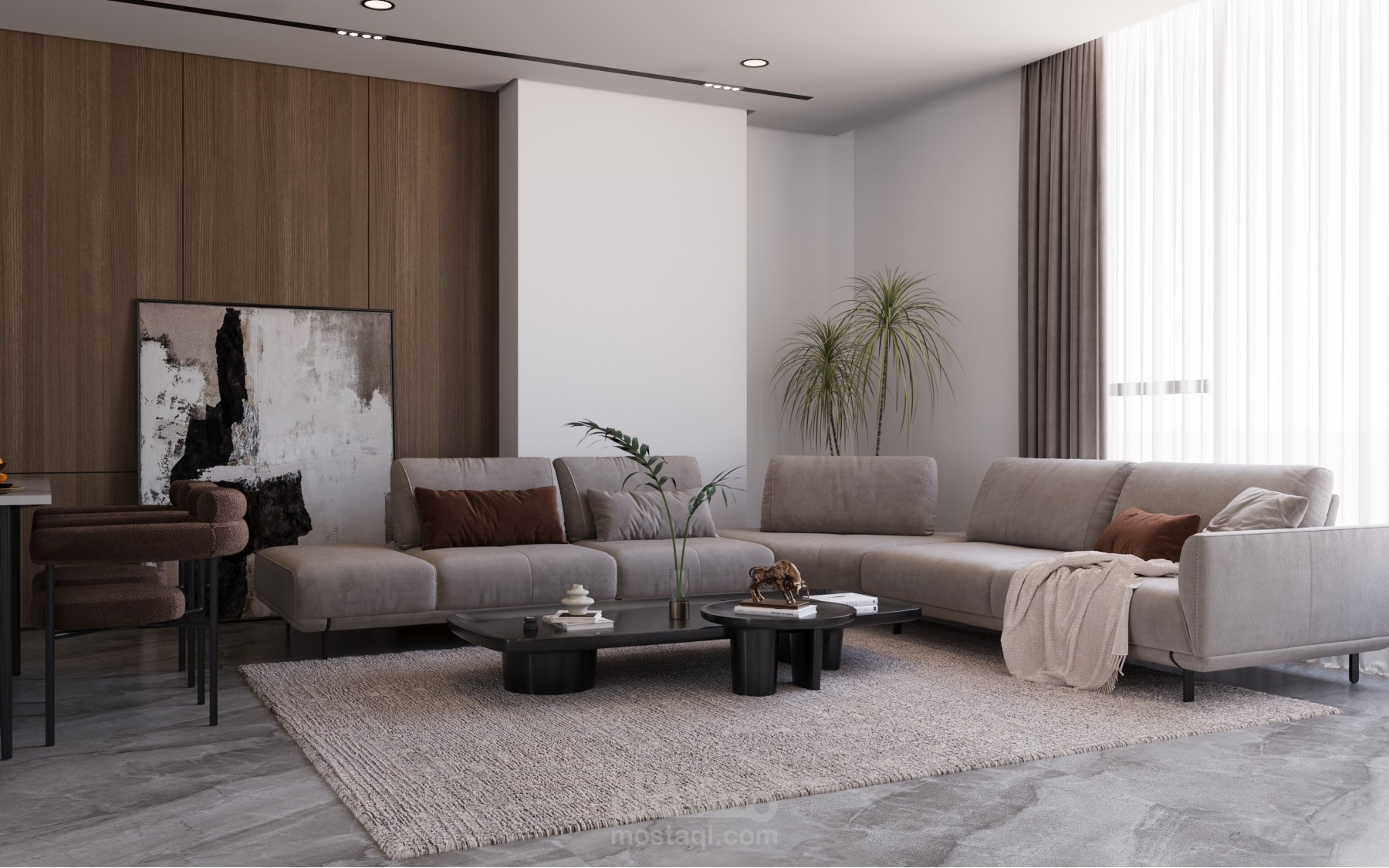 FAMILY HALL (LIVING & DINING DESIGN)