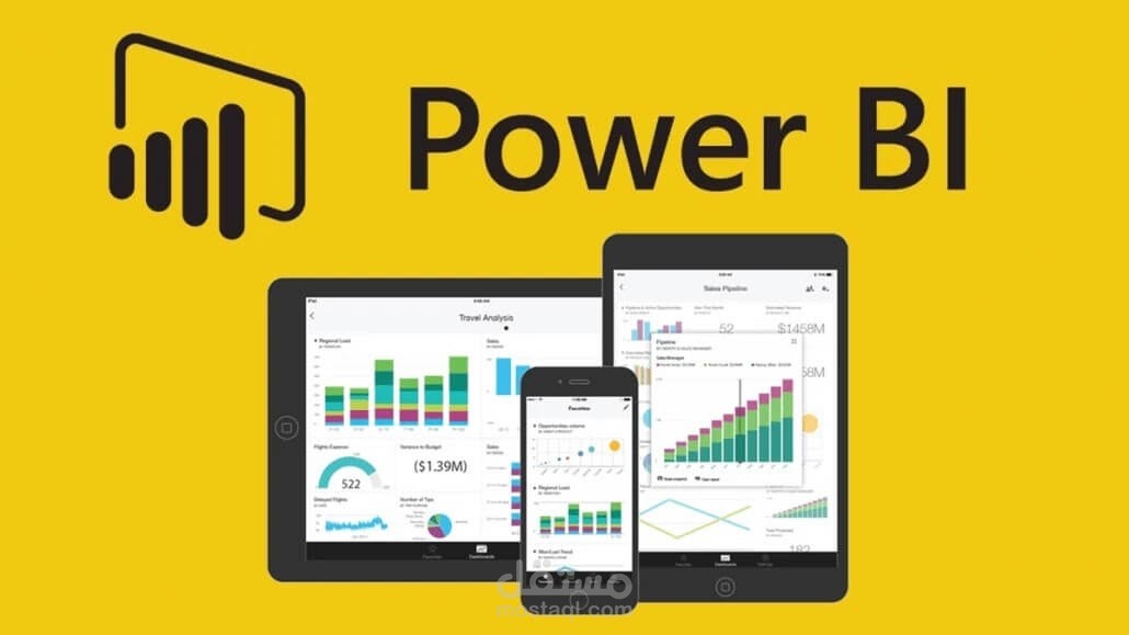 بعض اعمالي في تحليل البيانات عبر برنامج power p i