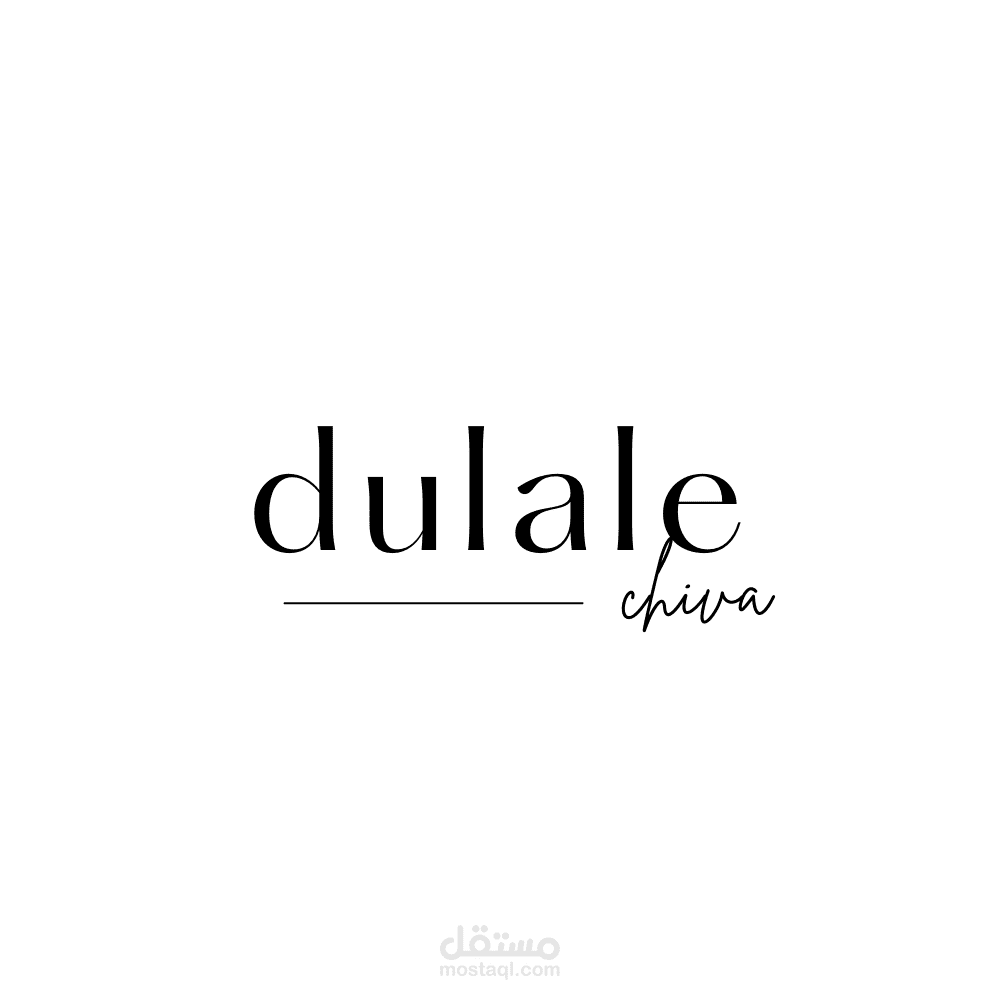 Black & White Modern Professional Fashion Clothing Brand Logo