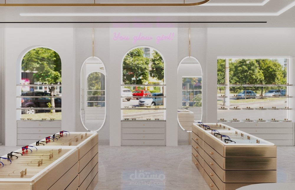 محل للبصريات - optical shop