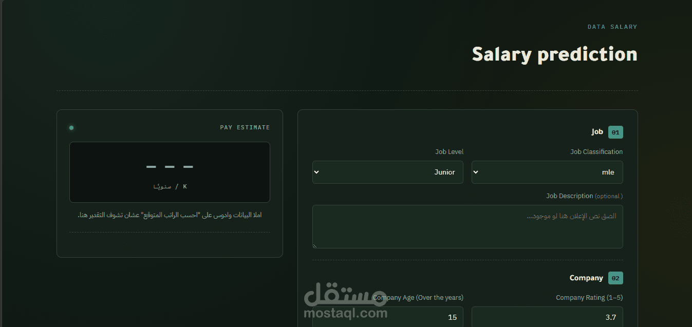 Employee Salary Prediction Web Application | Machine Learning