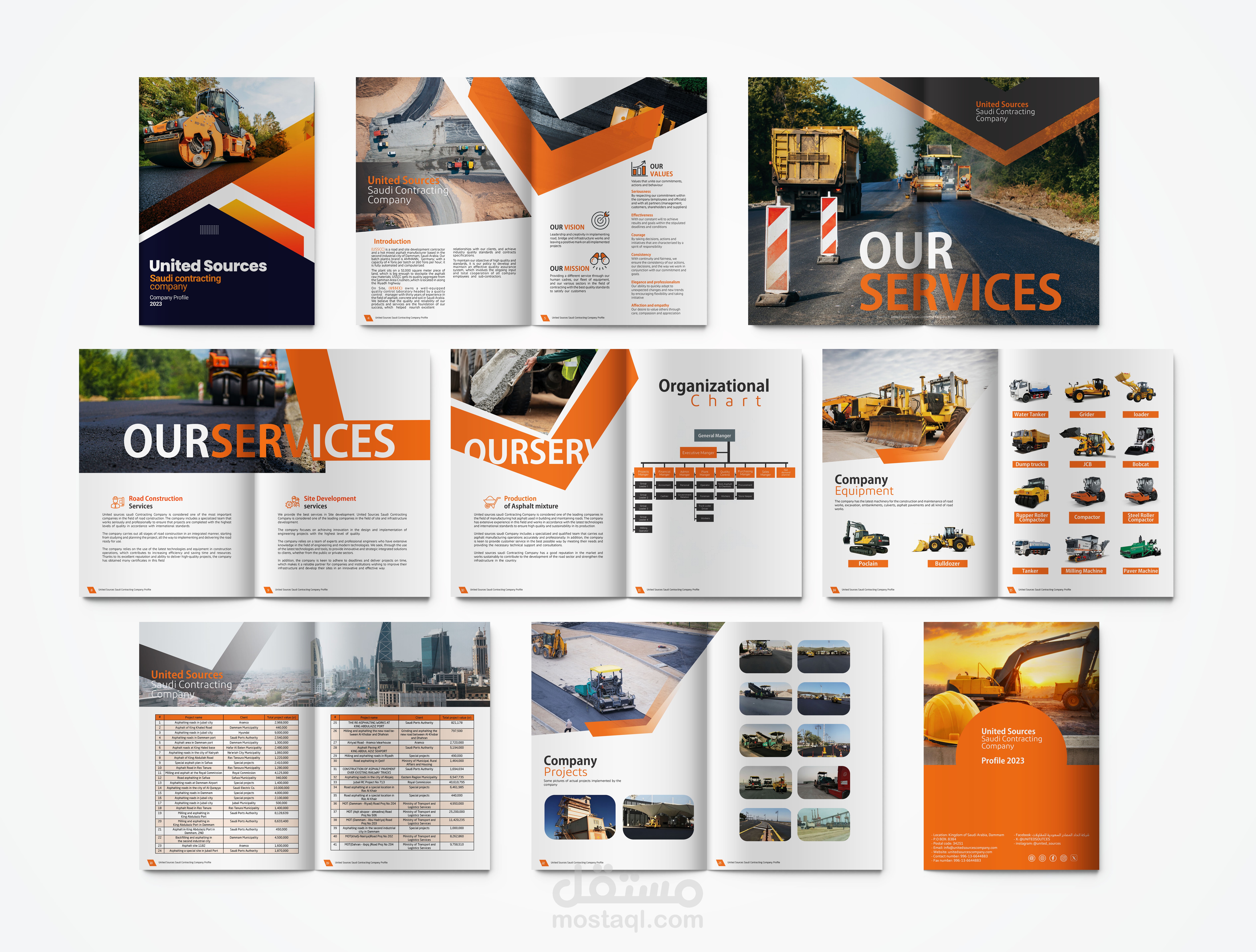 تصميم بروفيل لشركة USSCC